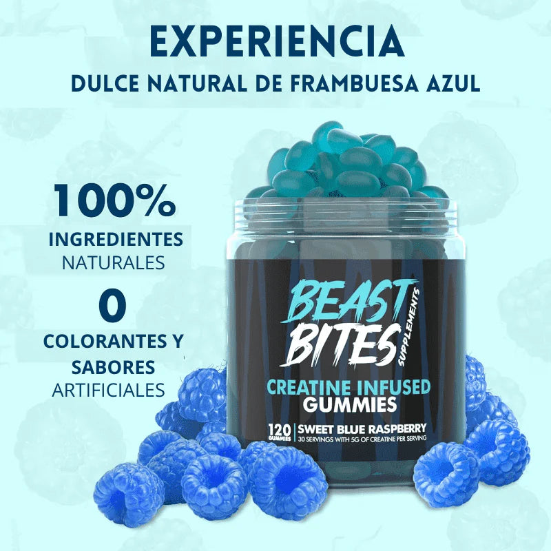 Beast Bites - Gomitas de Creatina x 120 Unidades