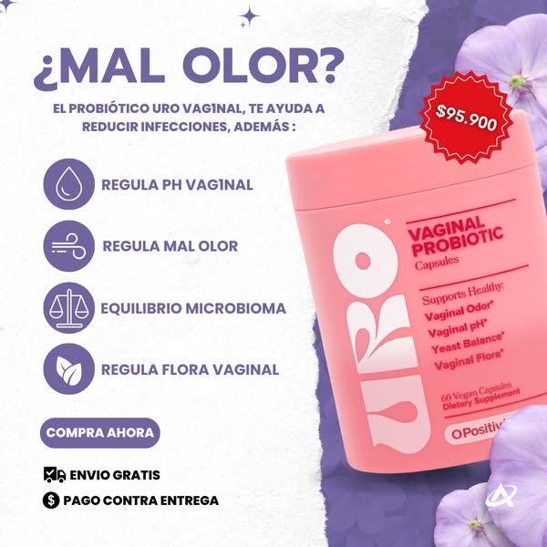 Probióticos URO - Mejora el olor de tu Zona Íntima 🌸