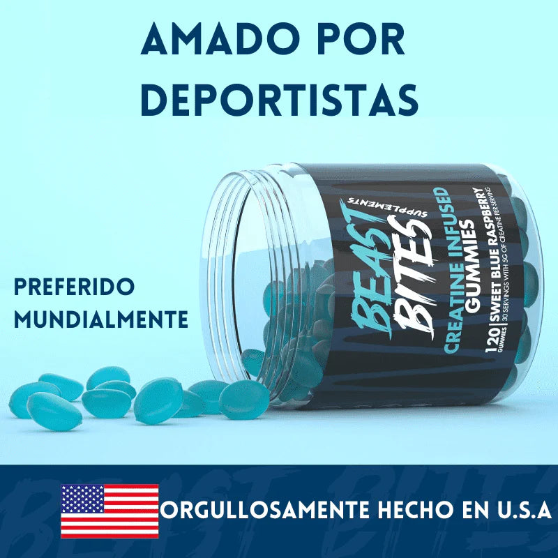 Beast Bites - Gomitas de Creatina x 120 Unidades