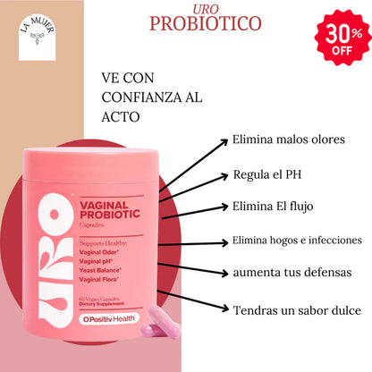 URO - Probioticos Vaginales - 100% Original