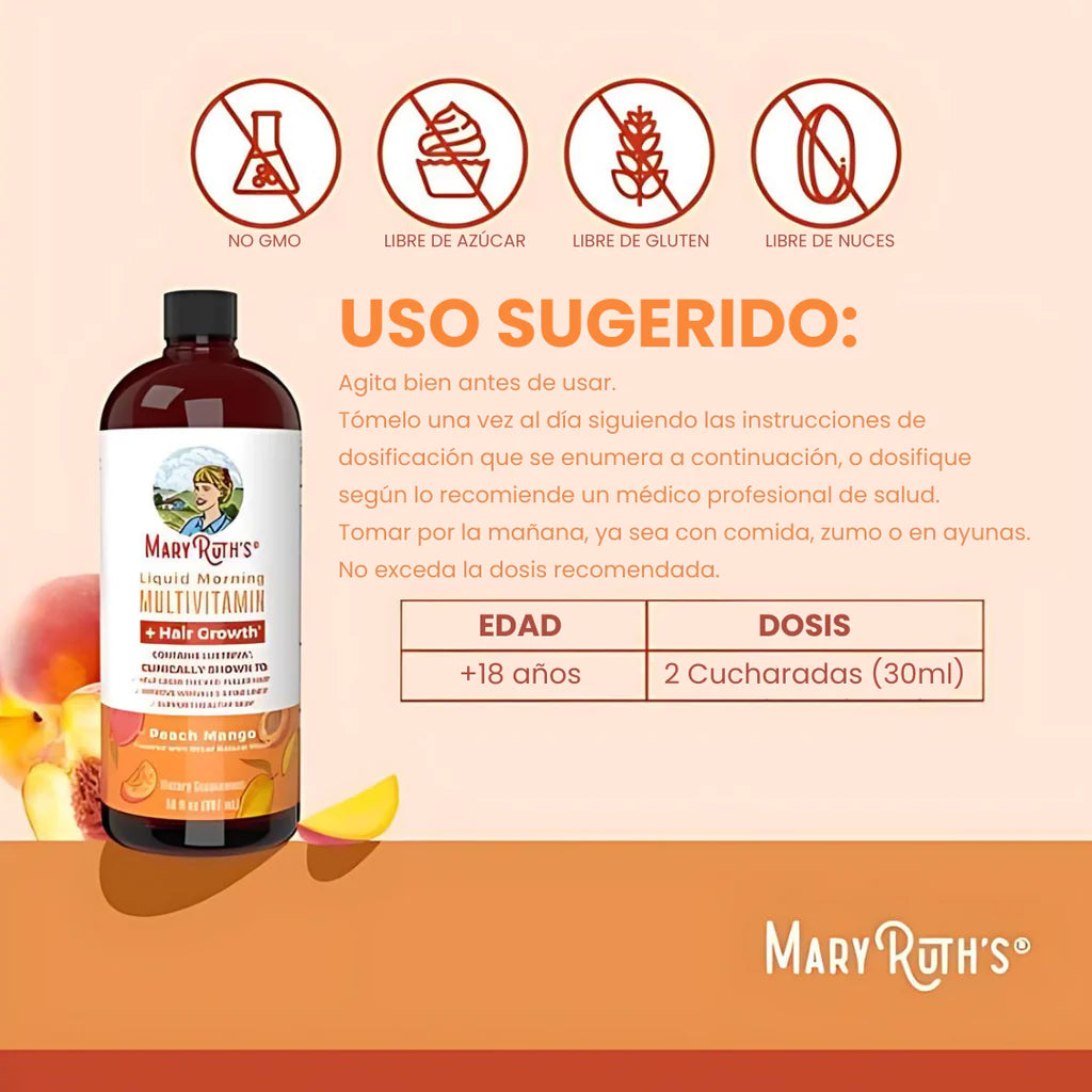 Maryruth's™ - Multivitamínico Líquido - OFERTA 50% 🤯 de Descuento solo por esta Semana