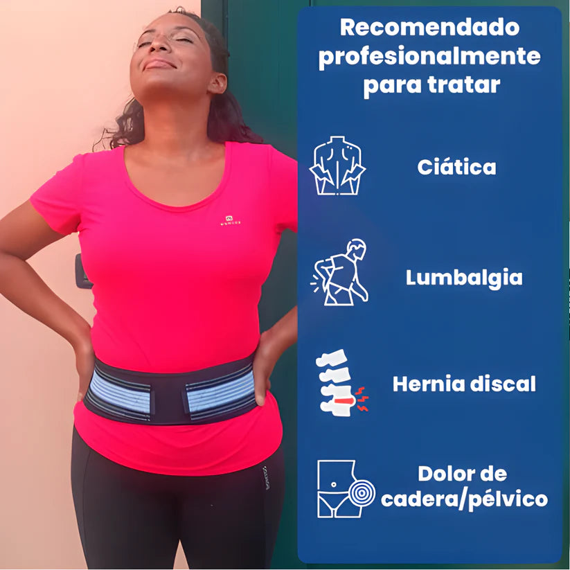 Cinturón para el dolor de ciática y lumbar - Calidad PREMIUM - 50% DESCUENTO